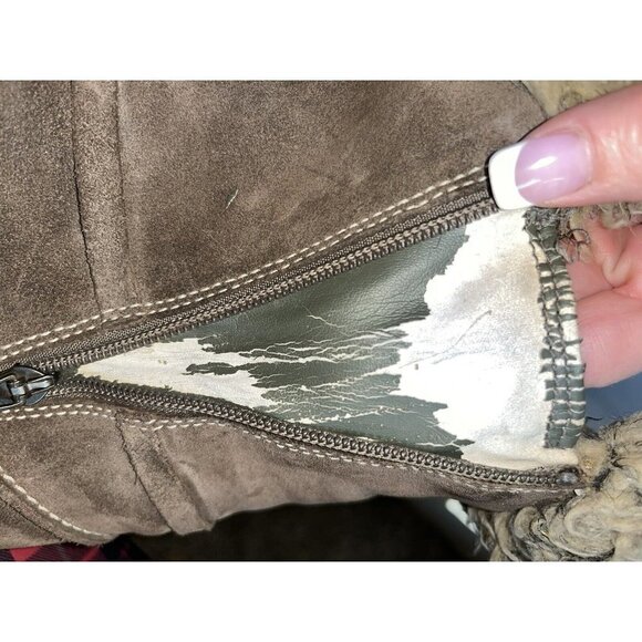 Sorel Women Boots Northern Lite Winter Thinsulate NL1431 265 Suede Beige Sz 9.5 - Picture 14 of 16